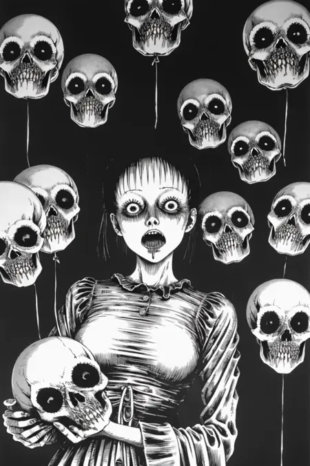 [Nightmare Series] by Junji Ito - LoRA Style