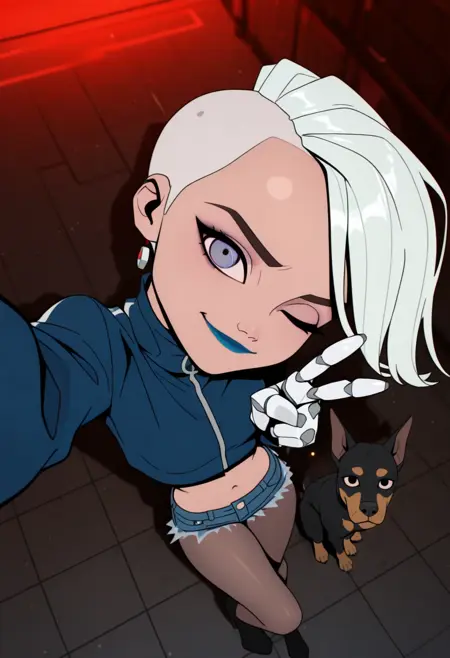 Глюк'оZа / Glukoza (Character) for Illustrious