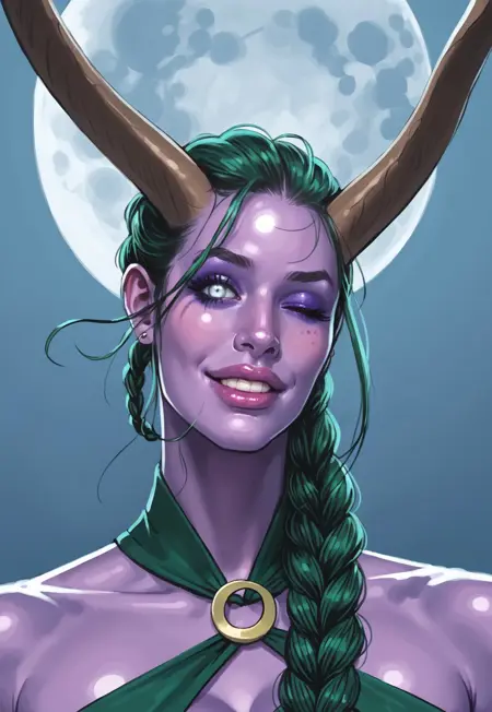 Night Elf Ysera: Mnogobatko (Pony)