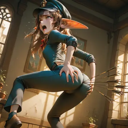 ( Concept ) -- ( Arrows in the butt ) (Illustrious)