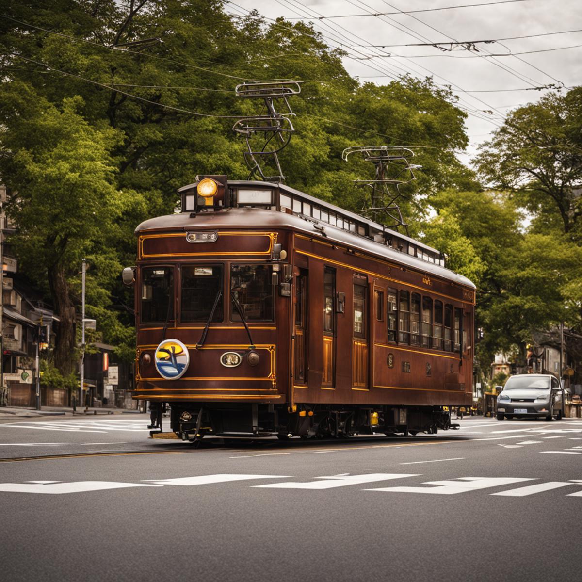 嵐電（京福電気鉄道嵐山本線）モボ21 SDXL image by swingwings