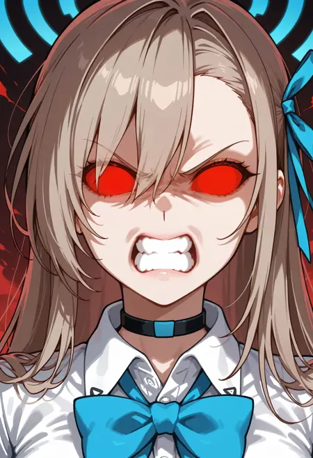 Red Eyes - Angry - Facial Expression - Glowing Eyes - Emotion