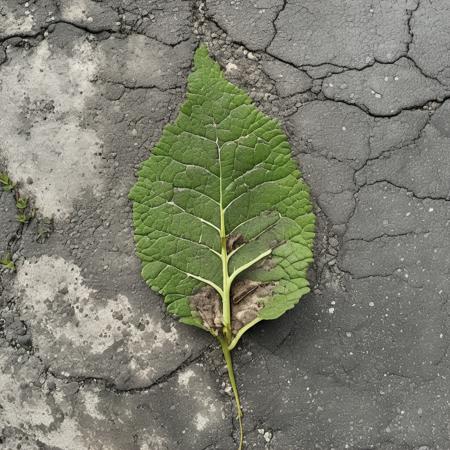 barnum-sepia cinematic photo lush shiny green plant growing from, cracked asphalt texture, weathered, dark,  wet, cracks, simple background
 <lora:asphalt-SDXL-m:0.7> <lora:treebark-SDXL-s-exp:0.7> , evening . 35mm photograph, film, bokeh, professional, 4k, highly detailed