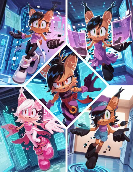 Nicole the Lynx (All Outfit)