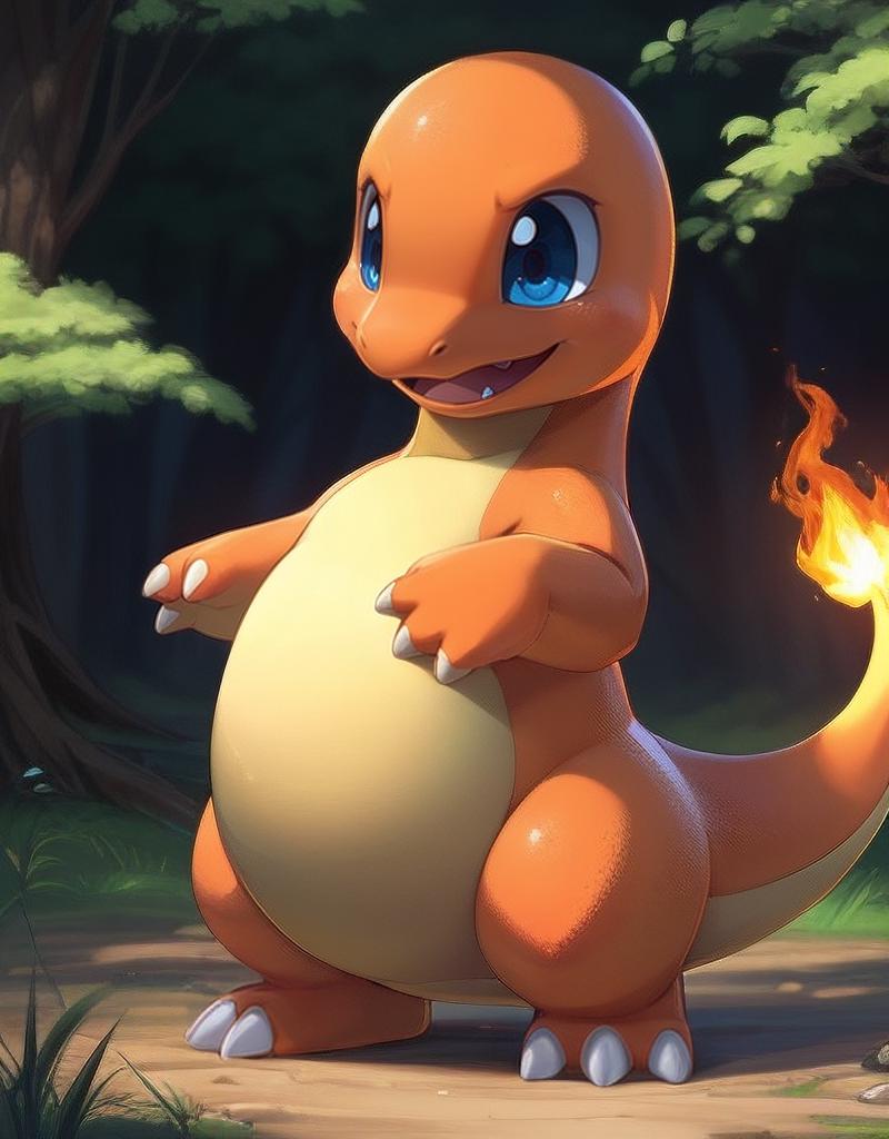 CHARMANDERPOKE - LORA File for realistics charmander from Pokemon image by TeaOM_903