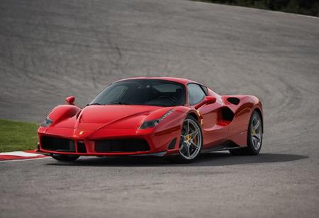 Nikon Z9, NIKKOR Z 400mm f/2.8 TC VR S, realistic color photograph of  Ferrari  Enzo
, high resolution, high contrast, ray og light, light on the eyes, hard shadow, ENF,
