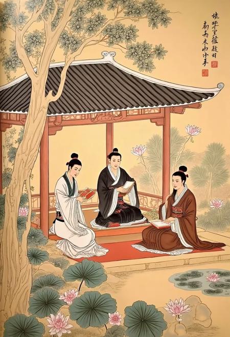 B_Traditional Chinese Historical Scenes_Historical Story Illustration v1.0