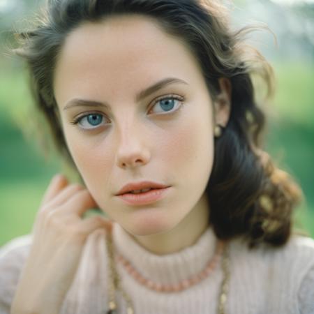 photography of a really pretty lady, leica, 35mm, f/0.9, film, close-up portrait, detailed face,((masterpiece)),((detailed))