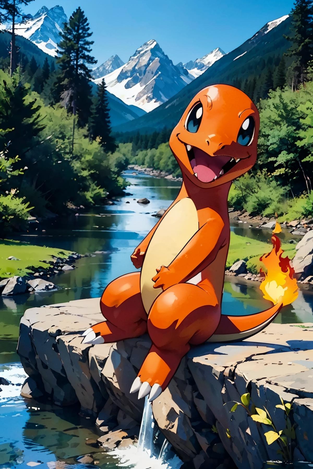 Charmander (Pokemon) (Pokedex #0004) image by wikkitikki