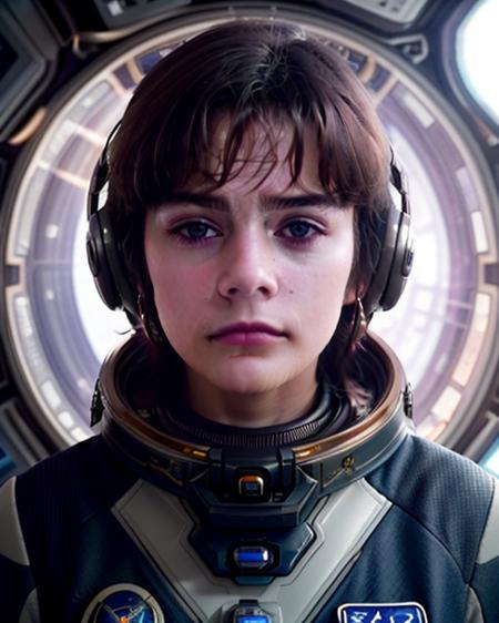 (AlSe:0.8), A female cosmonaut, against the backdrop of a futuristic space landscape, deep space <lora:i65_Re_768AlSe_100_128_Cap:0.7> <lora:DetaliSlider:2>, maximum details