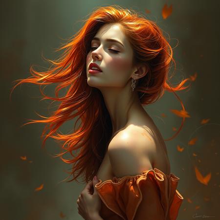 redhead lady