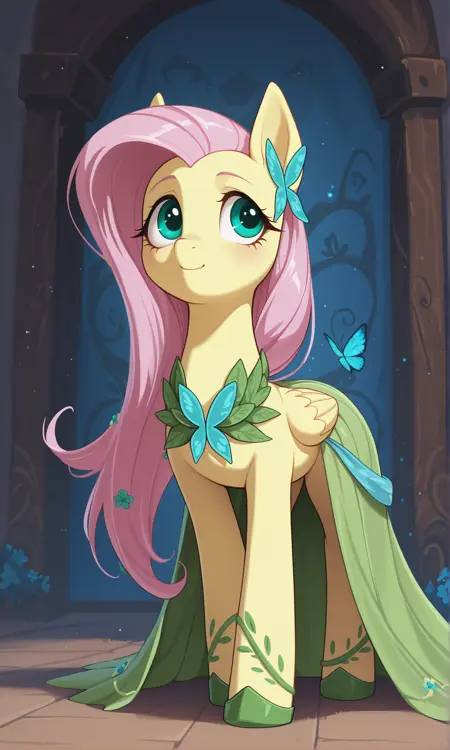 My Little Pony/MLP G4:Fluttershy /gala dress