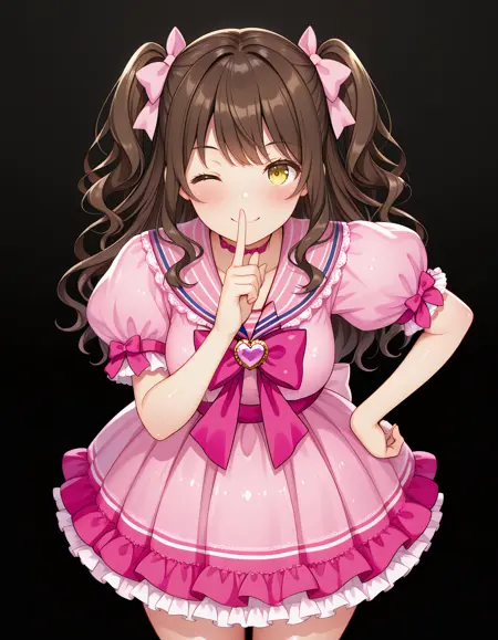 Pink Short Sailor Dress / ピンクのセーラーミニドレス