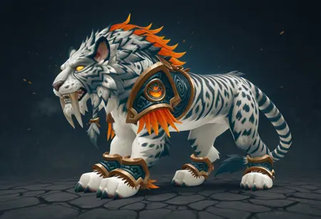 Cat Form Ashamane (Primal Stalker) (World of Warcraft  ILLUSTRIOUS