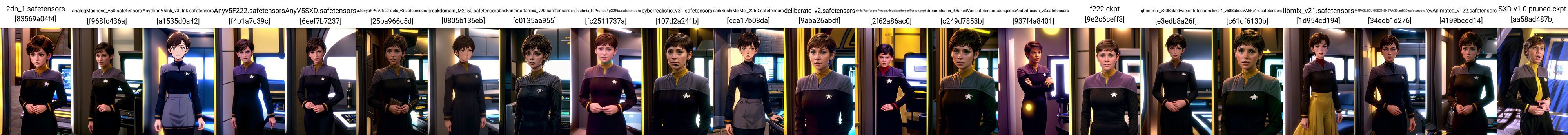 Star Trek DS9 uniforms image by Avilister