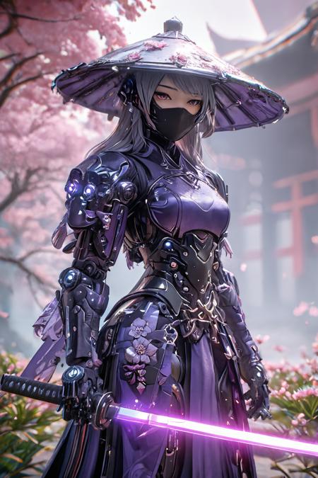 Cyborg Samurai - By HailoKnight XL
