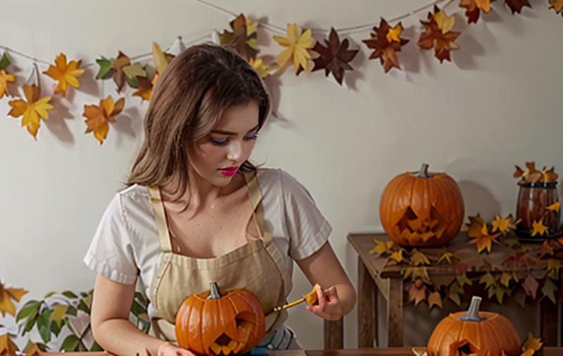 Carving Pumpkins and more SD1.5 image by chesthole