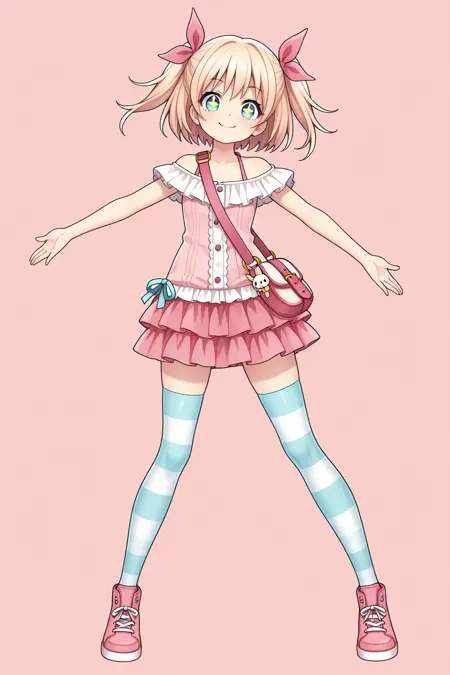 Omega_Quintet Otoha Casual_Outfit (オメガクインテット オトハ 私服)