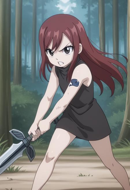 Fairy Tail - Young Erza Scarlet (Sun Village Arc) Illustrious