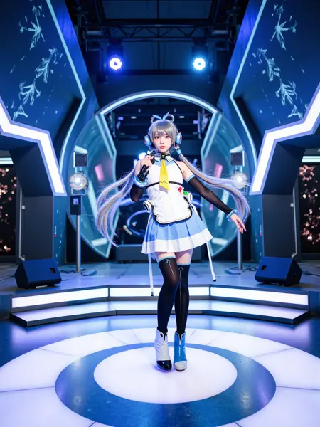 [Flux.1 D][Realistic] LuoTianYi cosplay costume collection | 洛天依 cosplay 服饰合集