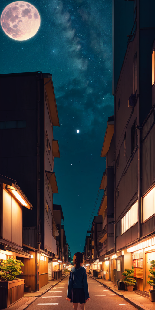 00151-StokeMcToke_Released_Stoked-UltraWide-v1-0_Stoked-UltraWide-v1-0_VAE-A_girl,_makoto_shinkai_style,_anime,_Japan_animation_background,_80mm_camera_lens,_wide_angle,_night_view_with_stars_and_large_m.png