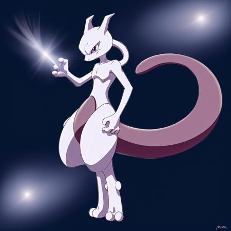 Pokémon MewTwo perfect tail