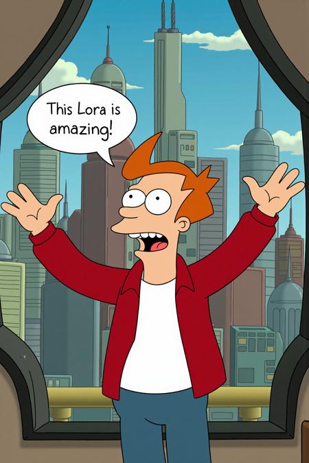 Futurama cartoon style v2.0