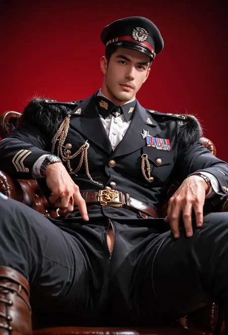 Men's military uniform男士军装