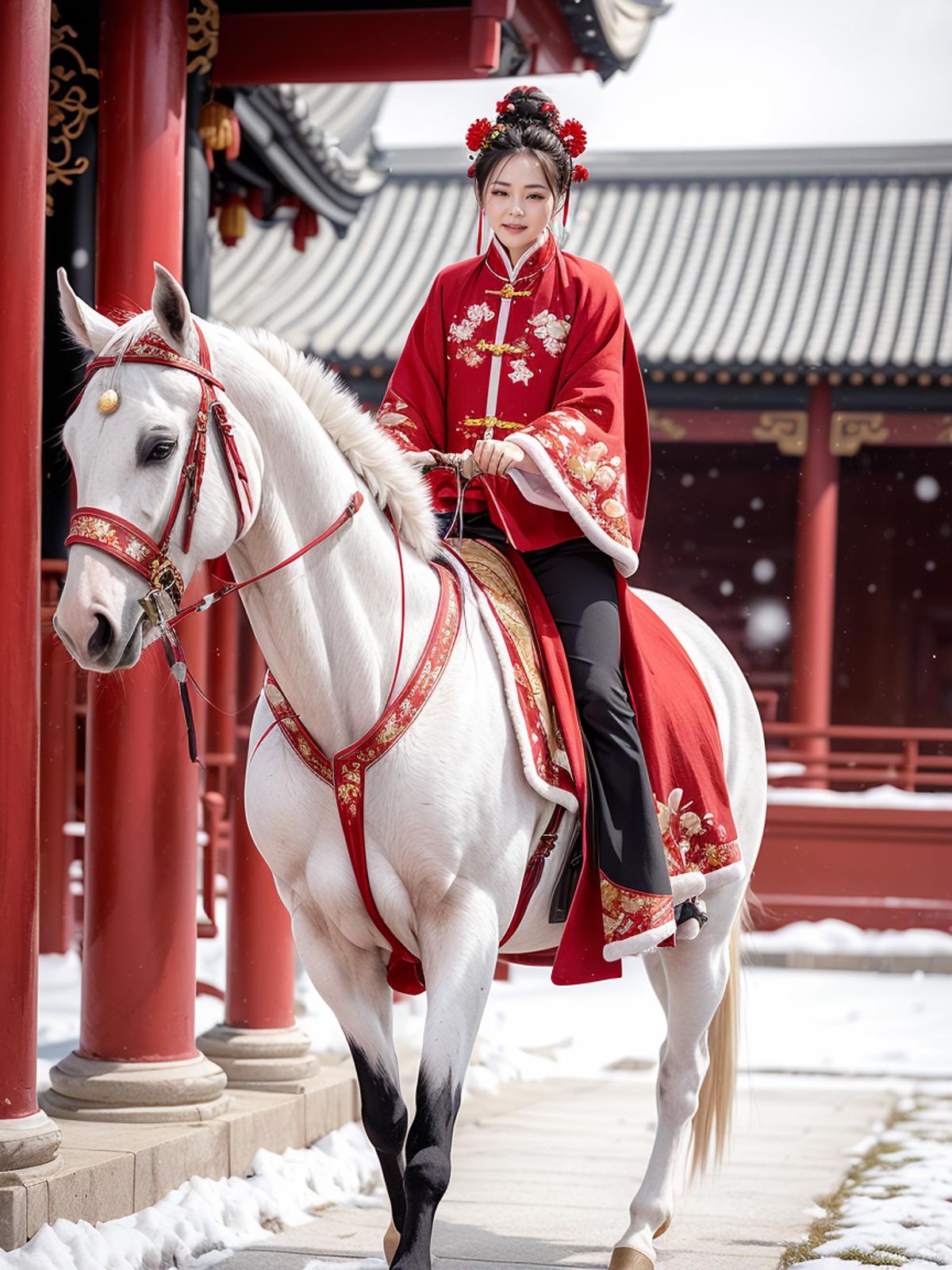 Winter Hanfu - Clothing LoRA image by MoltenHeart