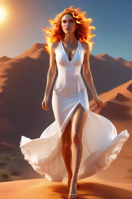 Fire hair - Hair in flames