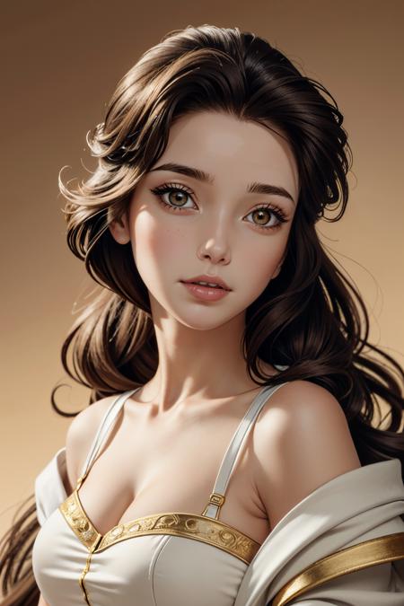 ((ultra detailed, masterpiece, best quality))
 <lora:DisneyBelle:0.8>
DisneyBelle, 1girl, solo, brown hair, brown eyes, portrait