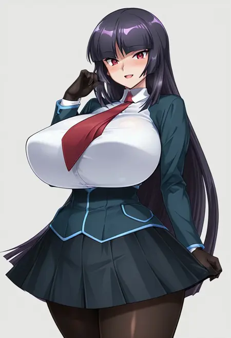 Midoribashi Academy Uniform Koukawa Asuka Costume - Taimanin Asagi 3  [ Illustrious / Pony ]