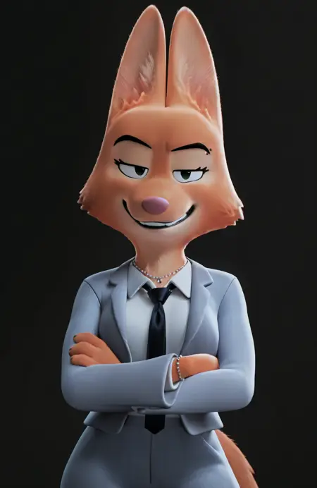 Diane Foxington + artist style | Bad Guy | Illustrious & PDXL