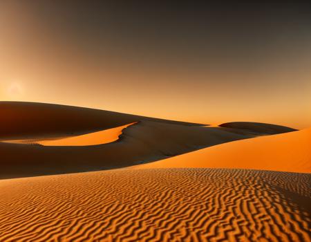 kkw-el-sand beautiful landscape at sunset