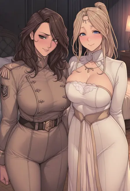 MILFs Priestess & Commander (Oda Non / Non Virgin)