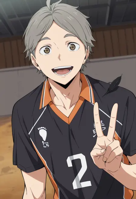 Koshi Sugawara - Haikyu!! (Commission)