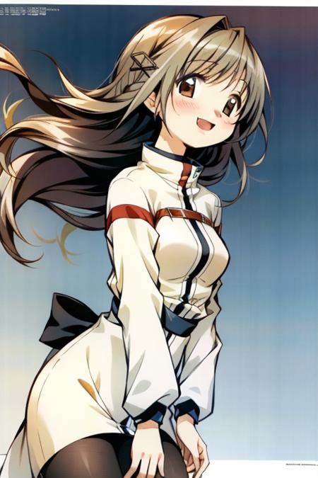 aoki ume, floating hair, long hair, pose, masterpiece, best quality