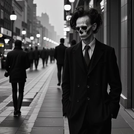 abstract, beautiful, strange, man, night, city, wonderful, colorful