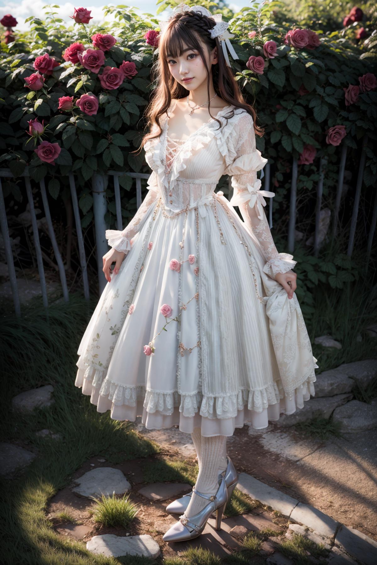 【琥珀鎏金】Dress No.8 White Dress image by feetie