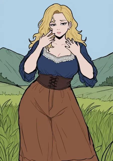 Flat Colors + Realistic Cartoon - Illustrious SDXL