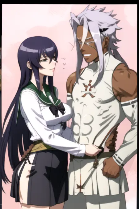 Syura x Saeko Busujima (Akame Ga Kill x High School of the Dead)