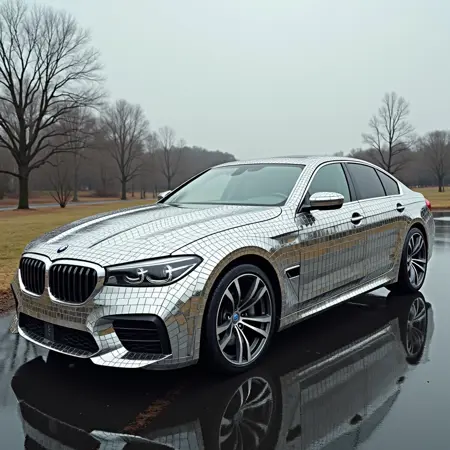 Tiny square mirrors-GMR