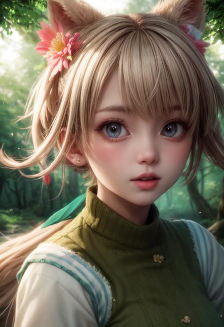 girl in a forest with floating flowers, river, puffy, puffy cheeks, cute,
vibrant colors, colorful art style, 
soft lighting, soft shadows, detailed textures, dynamic lighting, 
nice hands, perfect hands, 
<lyco:GoodHands-beta2:1.0> 
<lora:add_detail:1>