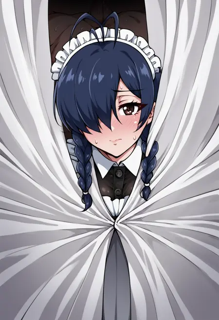 Hidden Sex - Behind Curtain & Doorway Concept (隠れたセックス - カーテンの裏と戸口の向こう)