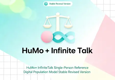 HuMo+InfiniteTalk Single-Person Reference Digital Population Model Stable Revised Version