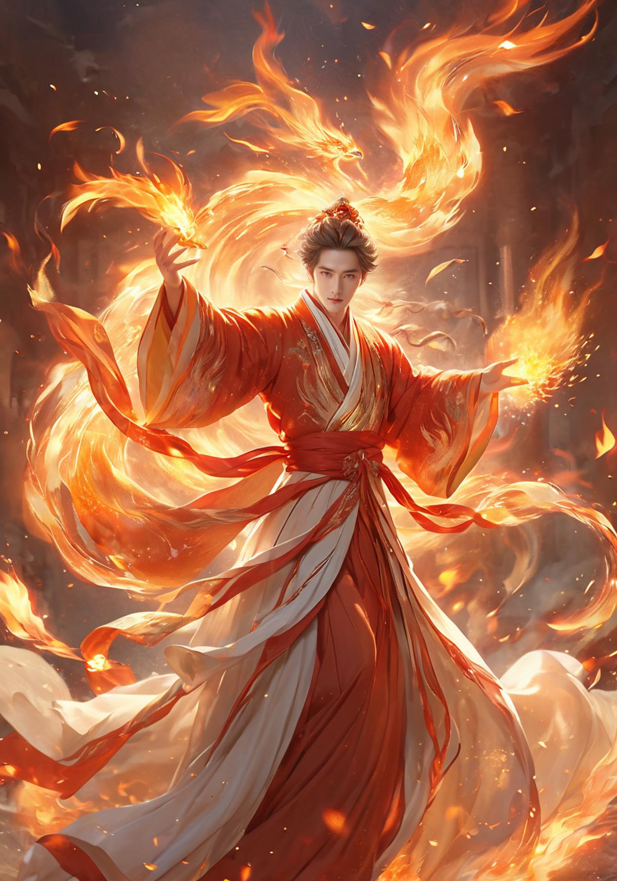 Fire Element - Special Effects (火元素-特效)[SDXL白棱Lora] image by ayaoayaoayaoaya