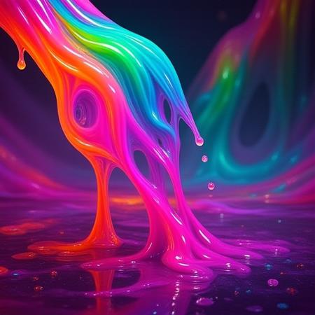 Super Rainbow Slime - FLUX V1