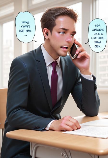 Man on the phone V1