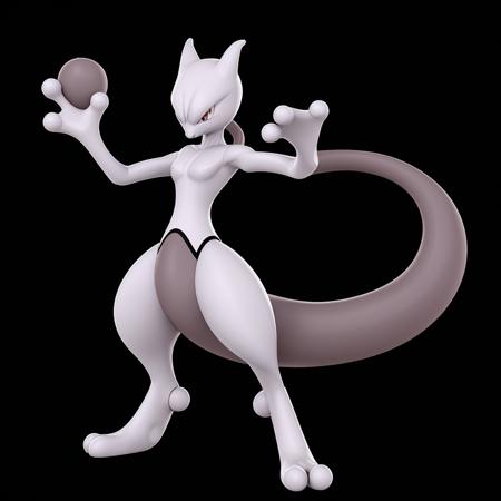 Pokémon MewTwo perfect tail