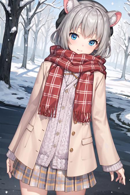 (masterpiece, best quality), 1girl, solo, outdoor, snow
<lora:hoshimiVR_all:0.6>, hoshimi-jacket, scarf